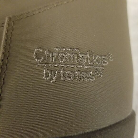 Chromatics By Totes Women Size 11M Brown Winter Snow Boots Snowflake Front Zip - Picture 6 of 16